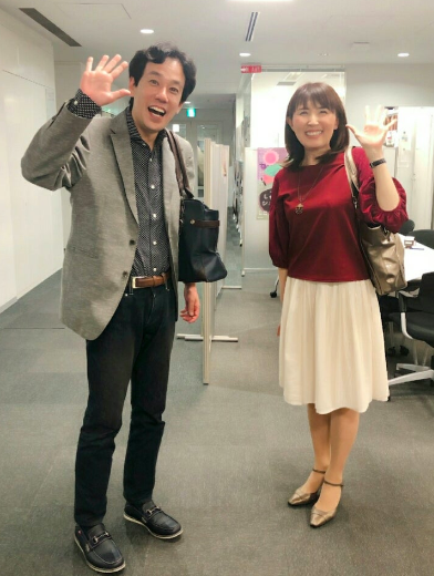 ラジオで息ぴったりな浦川泰幸と塩田えみ