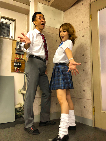 川﨑美千江の制服姿
