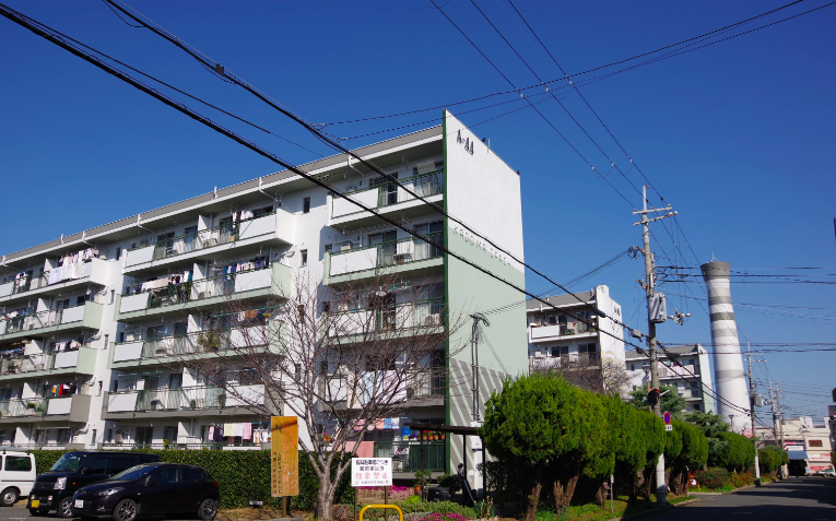 門真市の団地群(岩見さんが住んでいる団地とは無関係です)